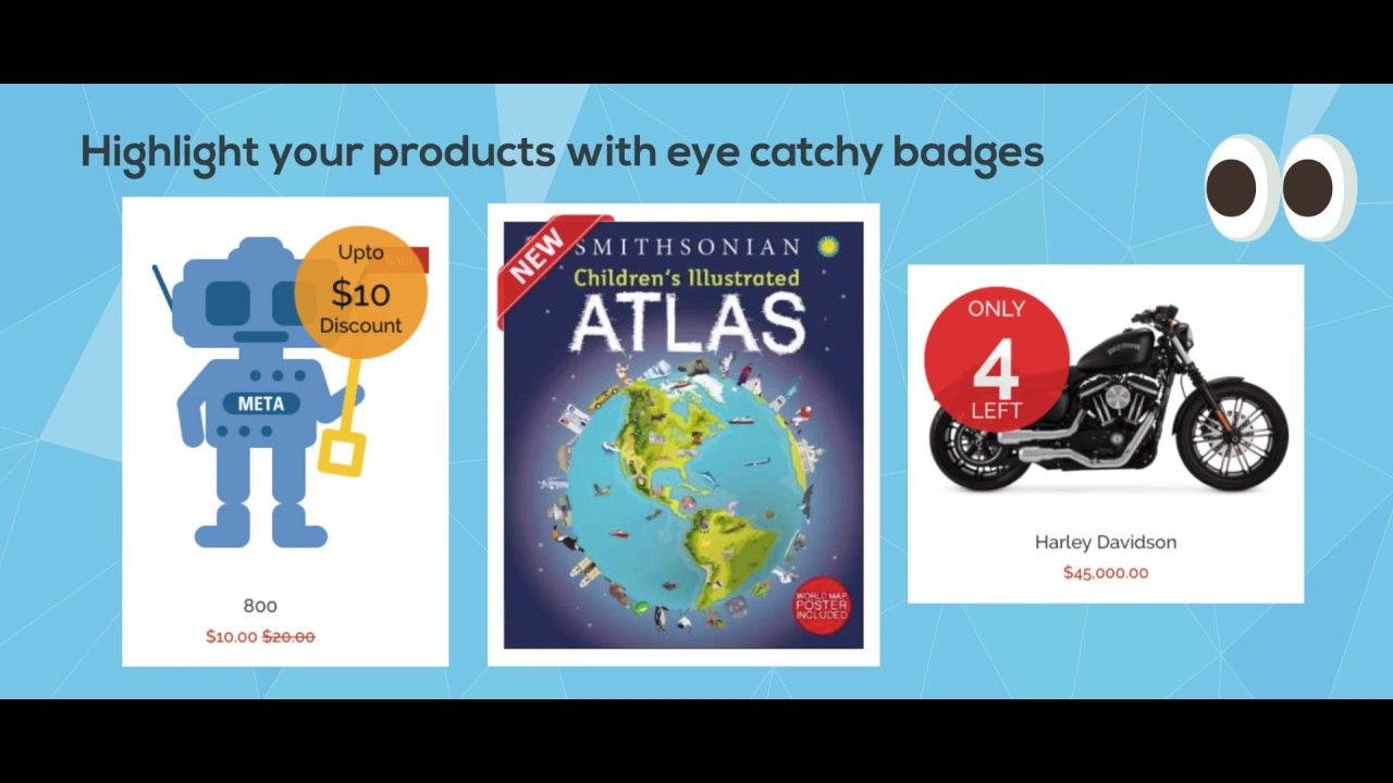 Easily customize eye-catching product badges to boost sales with Badgify.