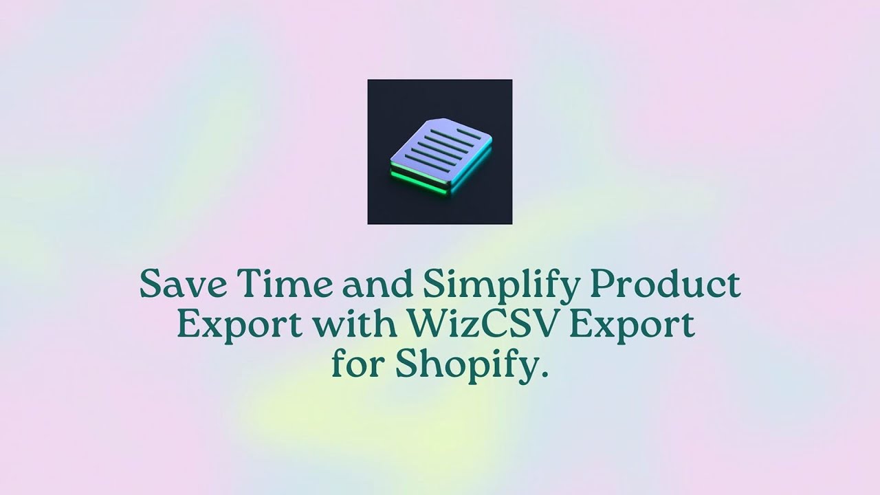 Quickly export your product CSV with customizable fields and data in just one click.