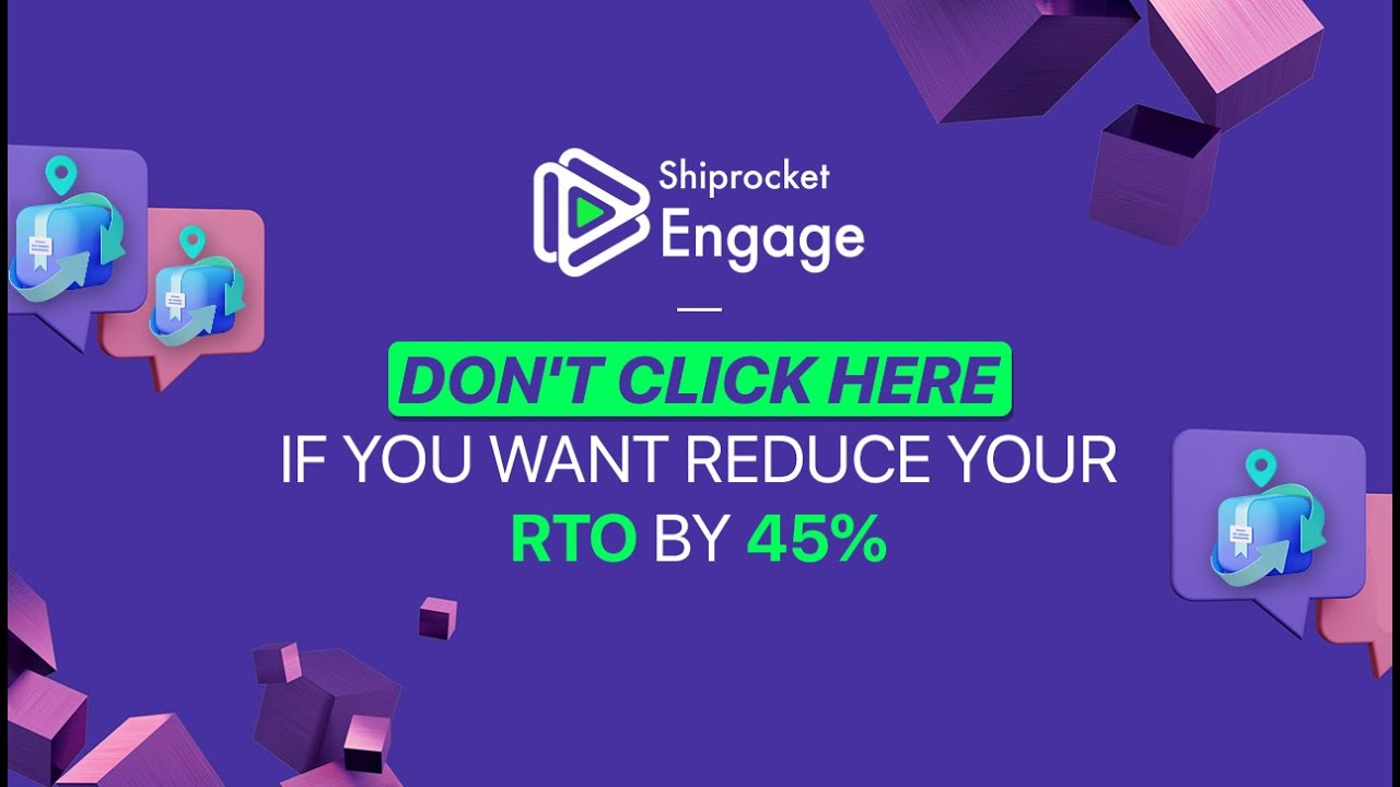 Shiprocket Engage ‑ Reduce RTO