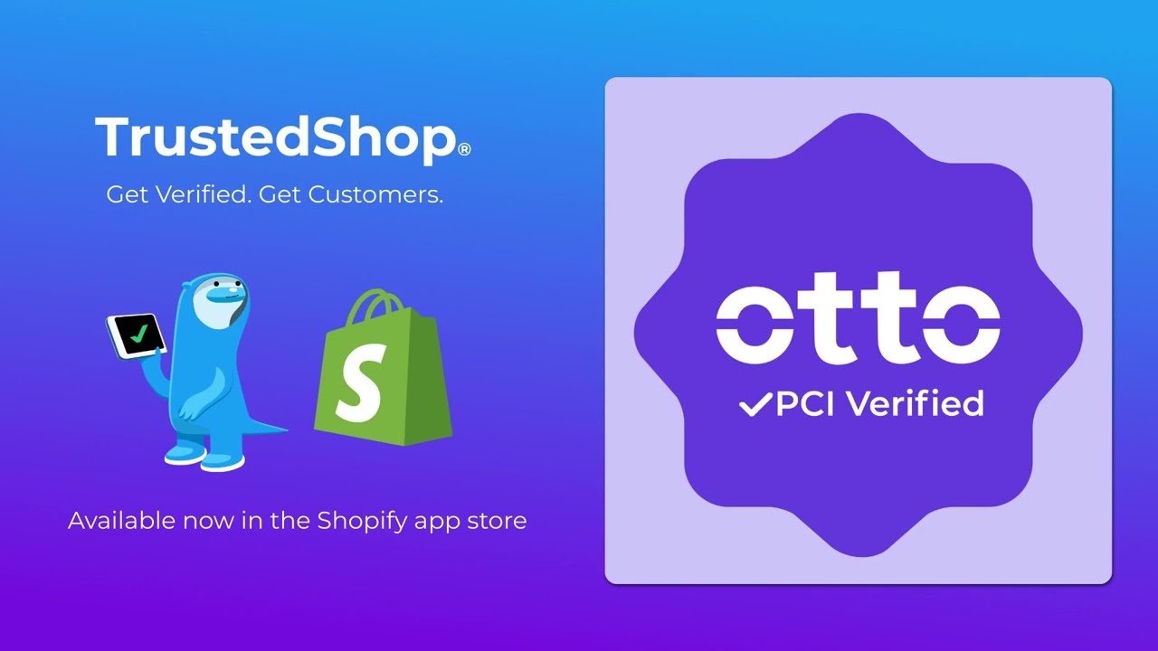 PCI DSS compliant verified TrustedShop Badge + Fraud Protection for secure and trusted e-commerce.