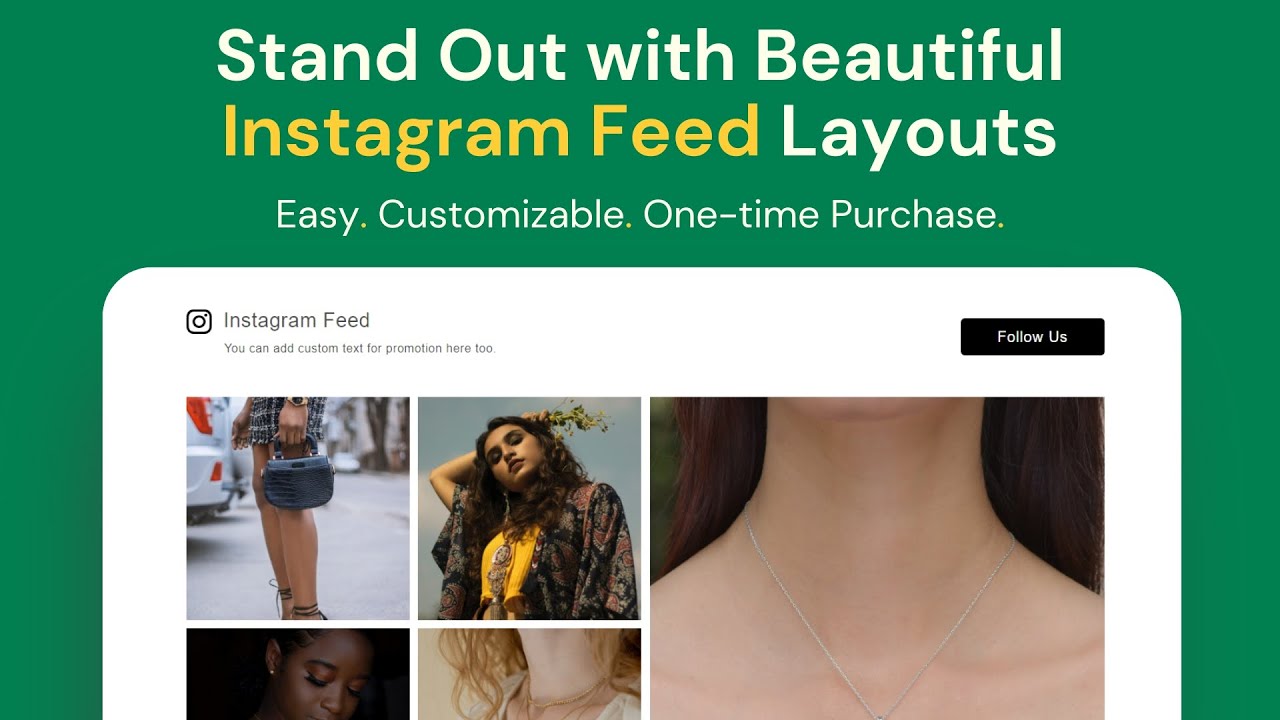 Display your Instagram feed on your store, personalize the appearance, and build trust with real-life experiences.