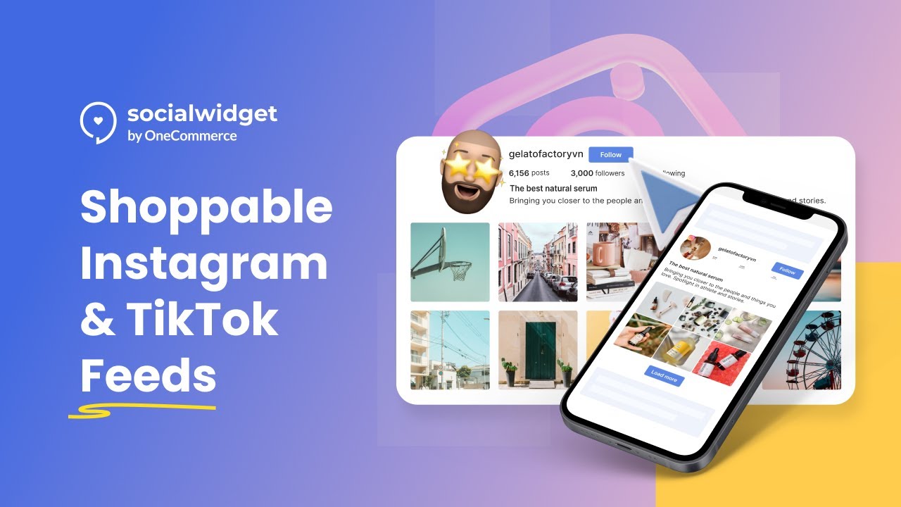 Easily embed shoppable Instagram & TikTok feeds to boost sales and credibility.