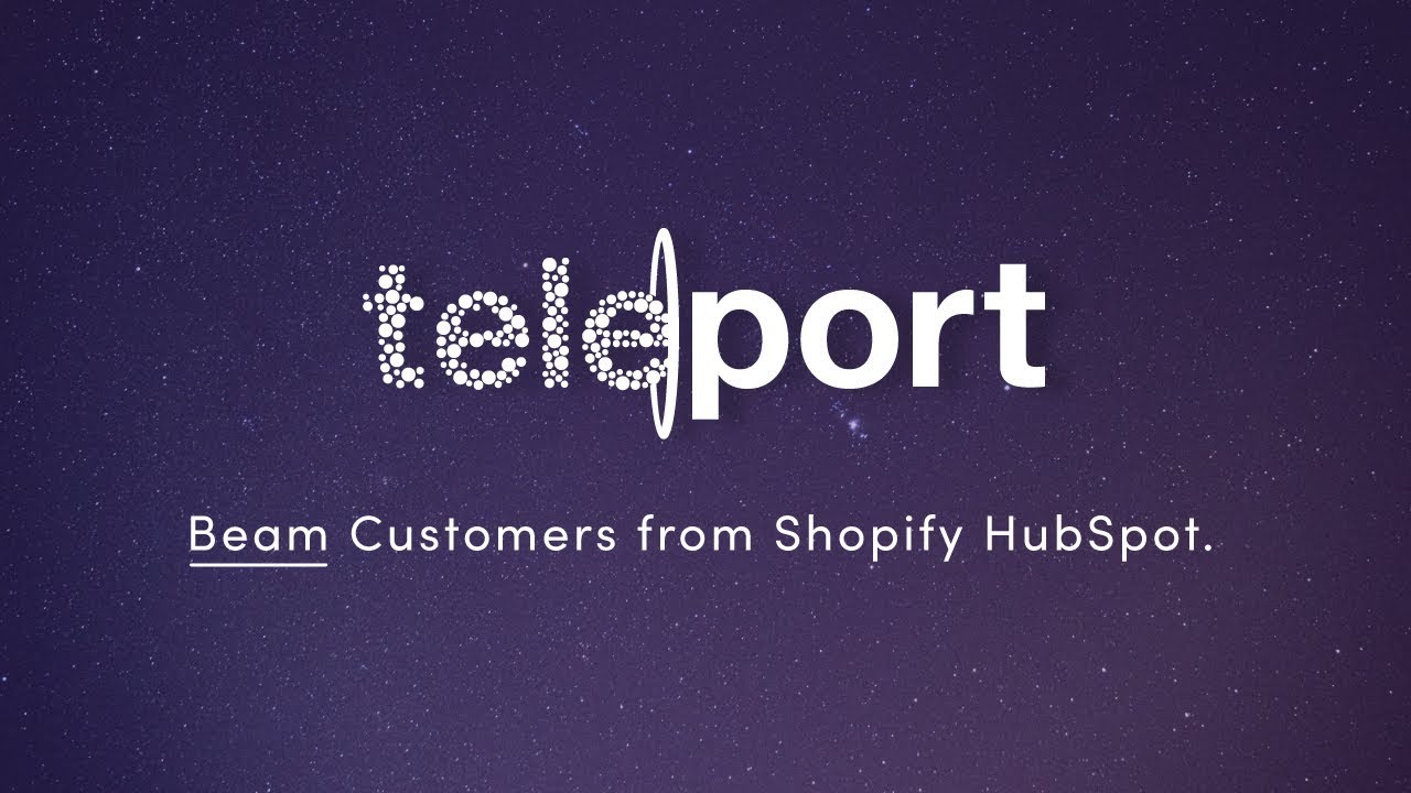 Sync customer data from your Shopify store to HubSpot to optimize segmentation and e-commerce activity.