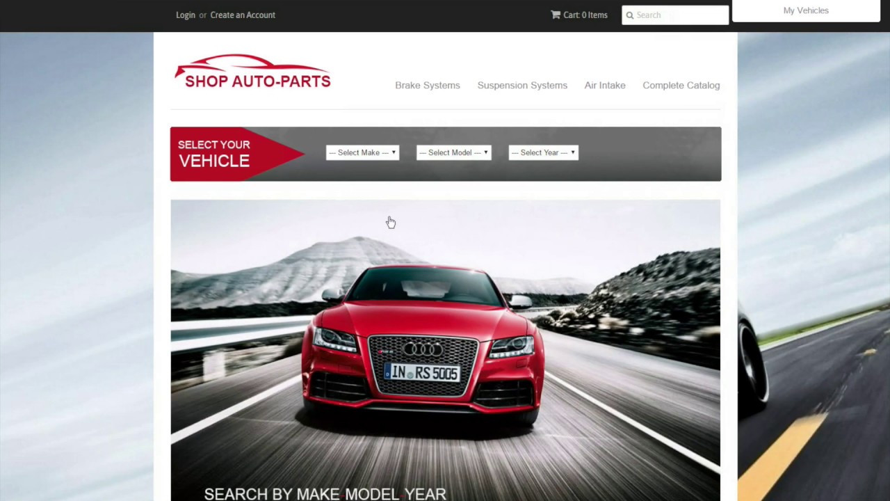 Transform your store with easy Automotive Part search by Make, Model, Year.