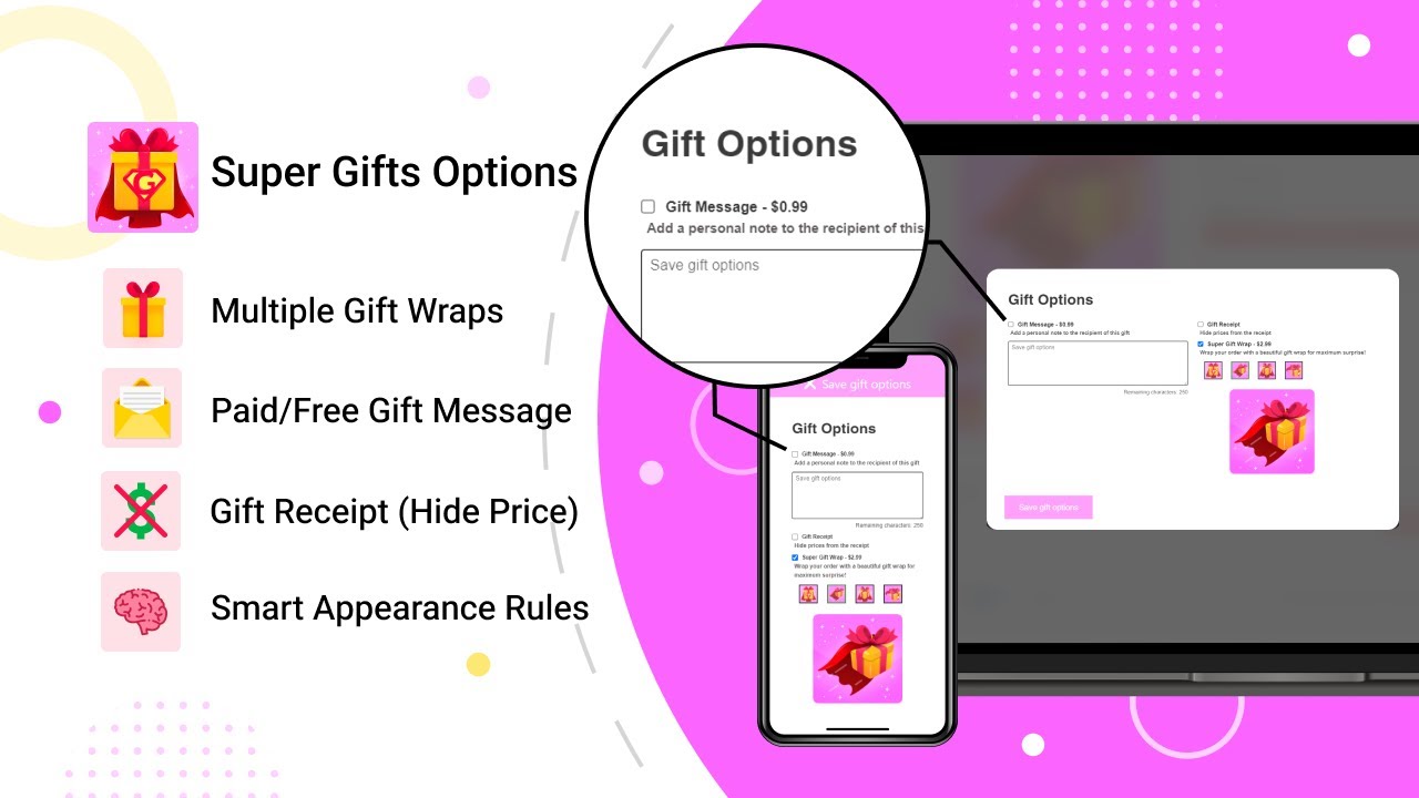 Super: Gift Wrap, Gift Message