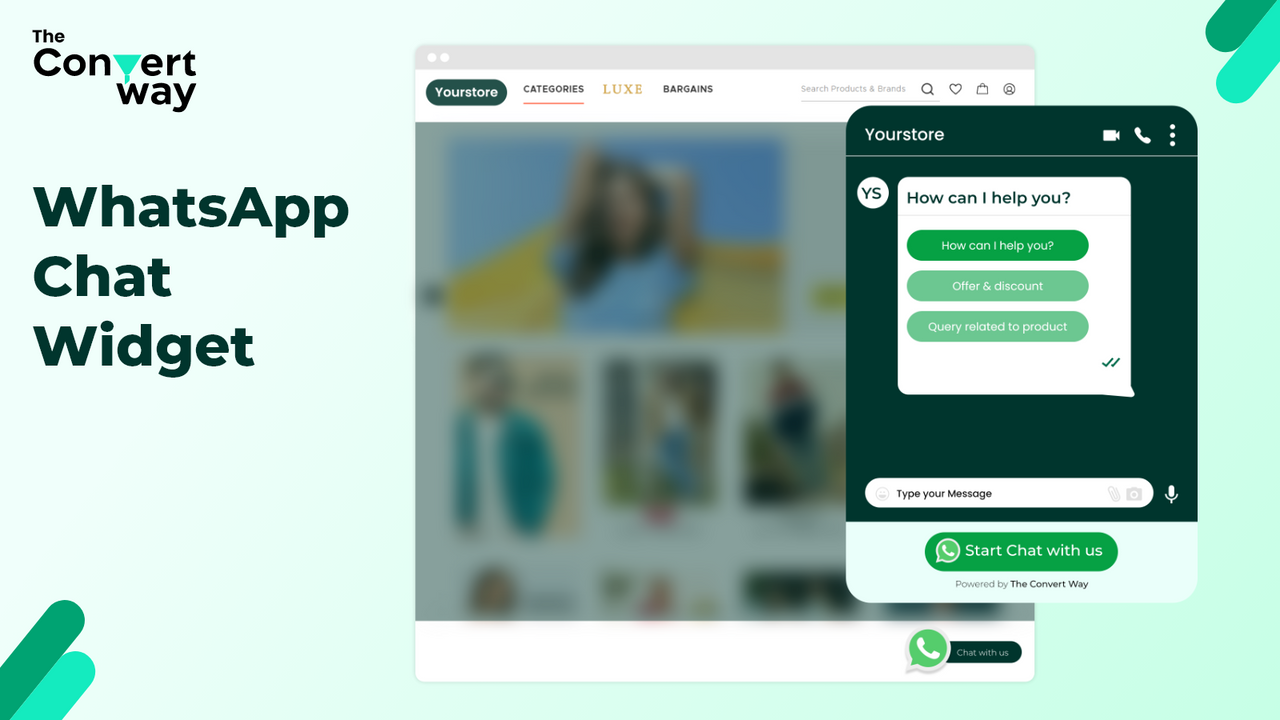 WhatsApp Chat Widget on your Shopify Website