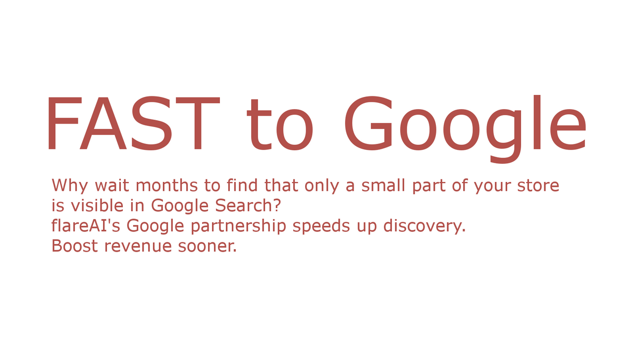 Faster Discovery on Google Search Index