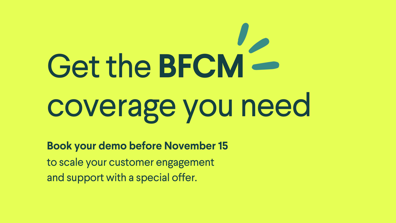 Get a special offer when you book a demo before November 15