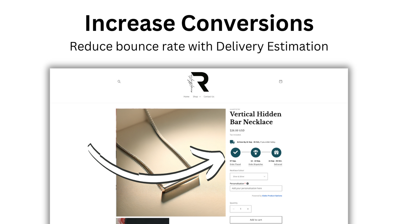 Delivery Estimation on Desktop