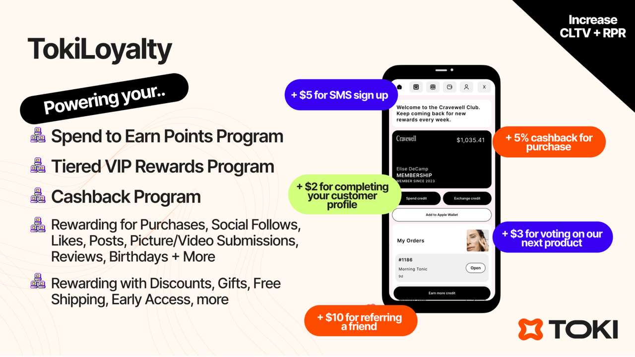 A paid or earned loyalty program that fits your brand