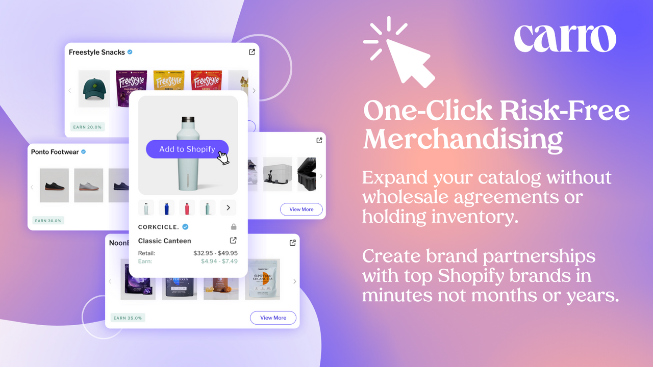 Add products from other top Shopify stores