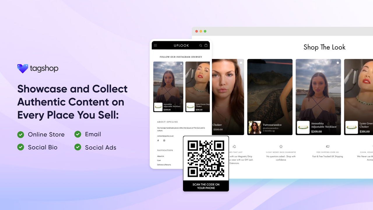 video gallery, Instagram reels, stories, shoppable videos, video