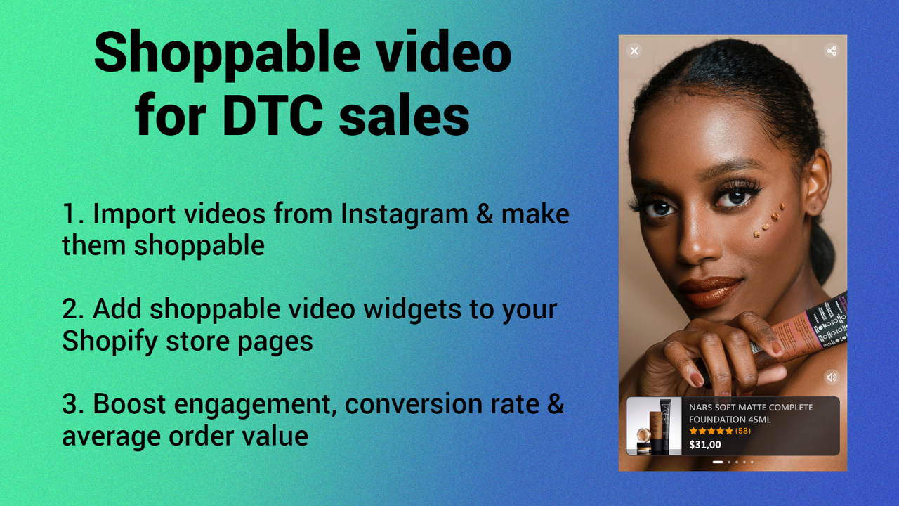 ChatPoint | Shoppable video for DTC sales