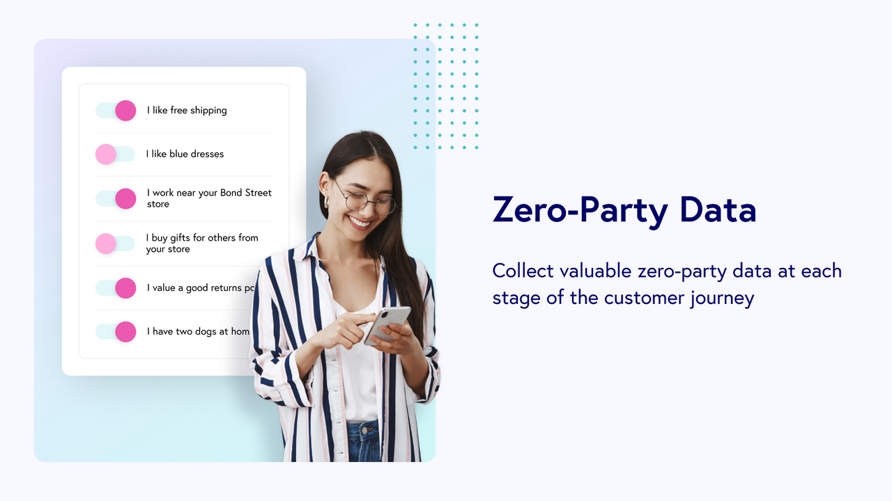 Collect zero-party data insights with post-purchase surveys