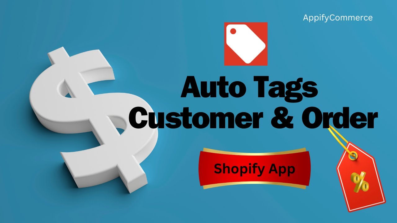 Automatically tag customers and orders based on custom rules with our Auto Tags app.