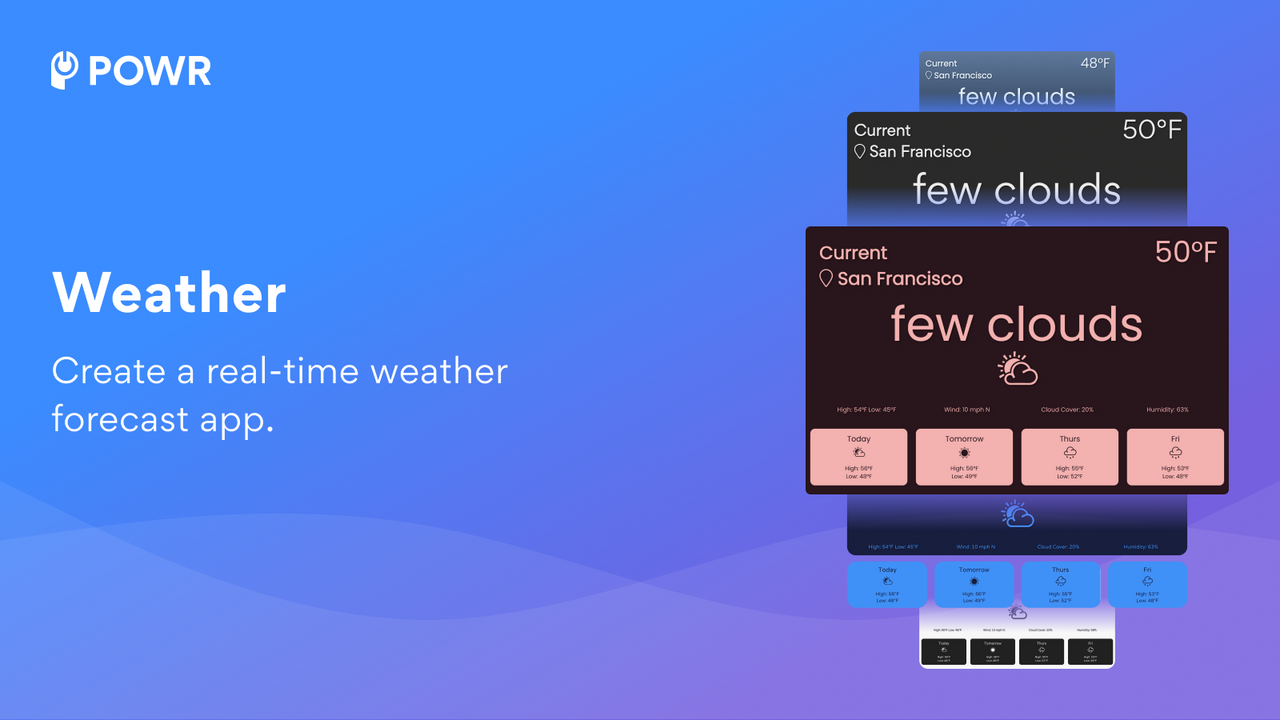 POWR: Live Weather Forecast