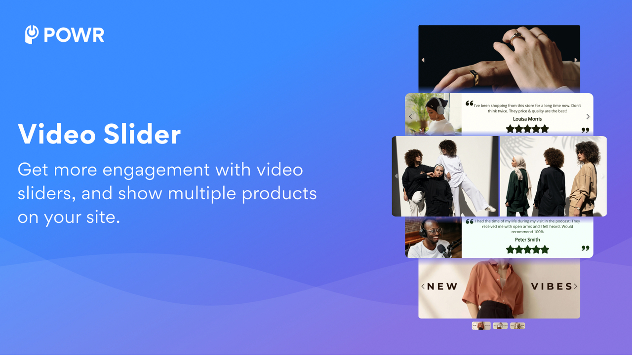 POWR: Video Slider Videos Feed