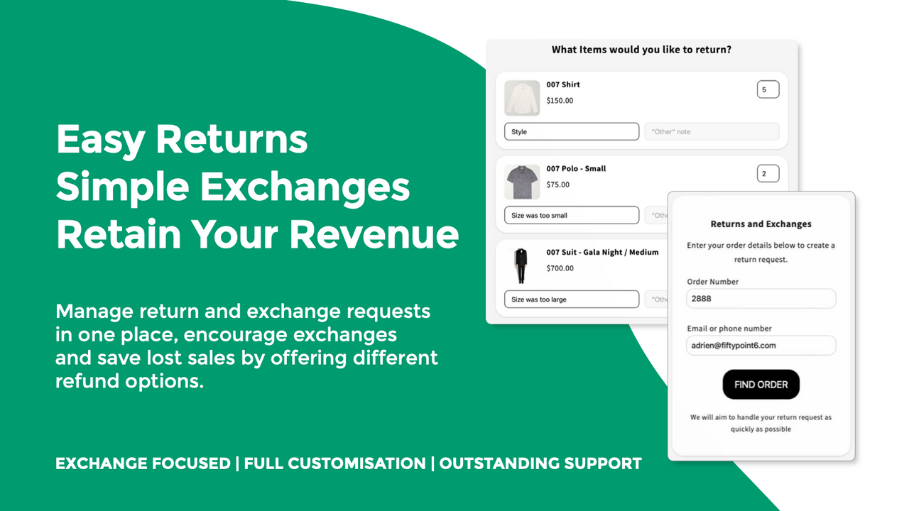 ExchangeIt Returns & Exchange