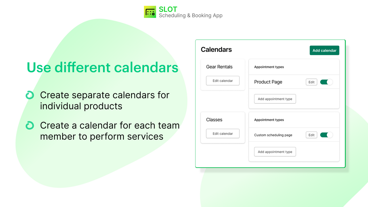 SLOT Scheduling & Booking App