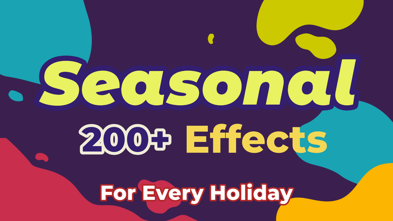 Seasonal Effect for Store Decoration And Festival Celebration