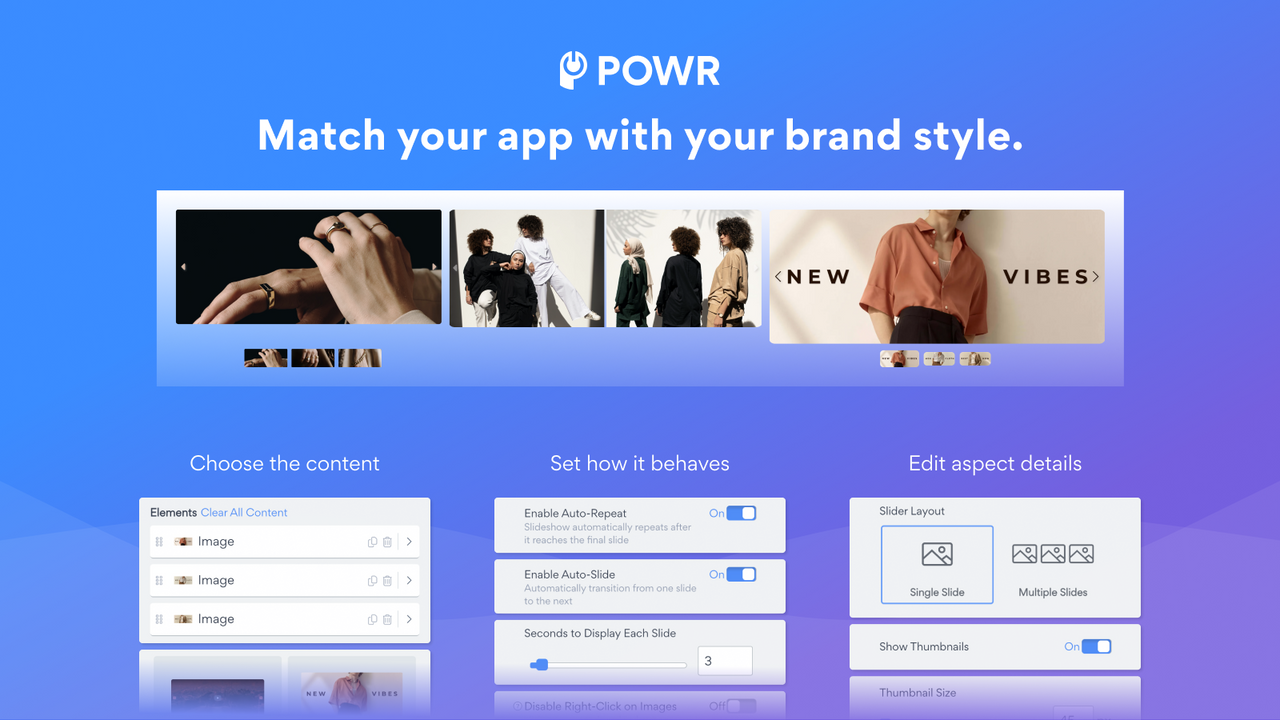 POWR Image Slider | Slideshow