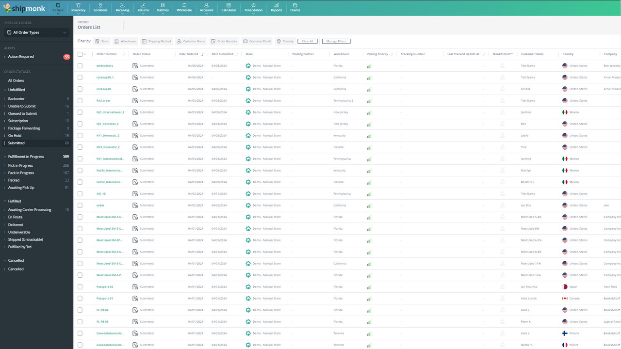 Order Management Dashboard