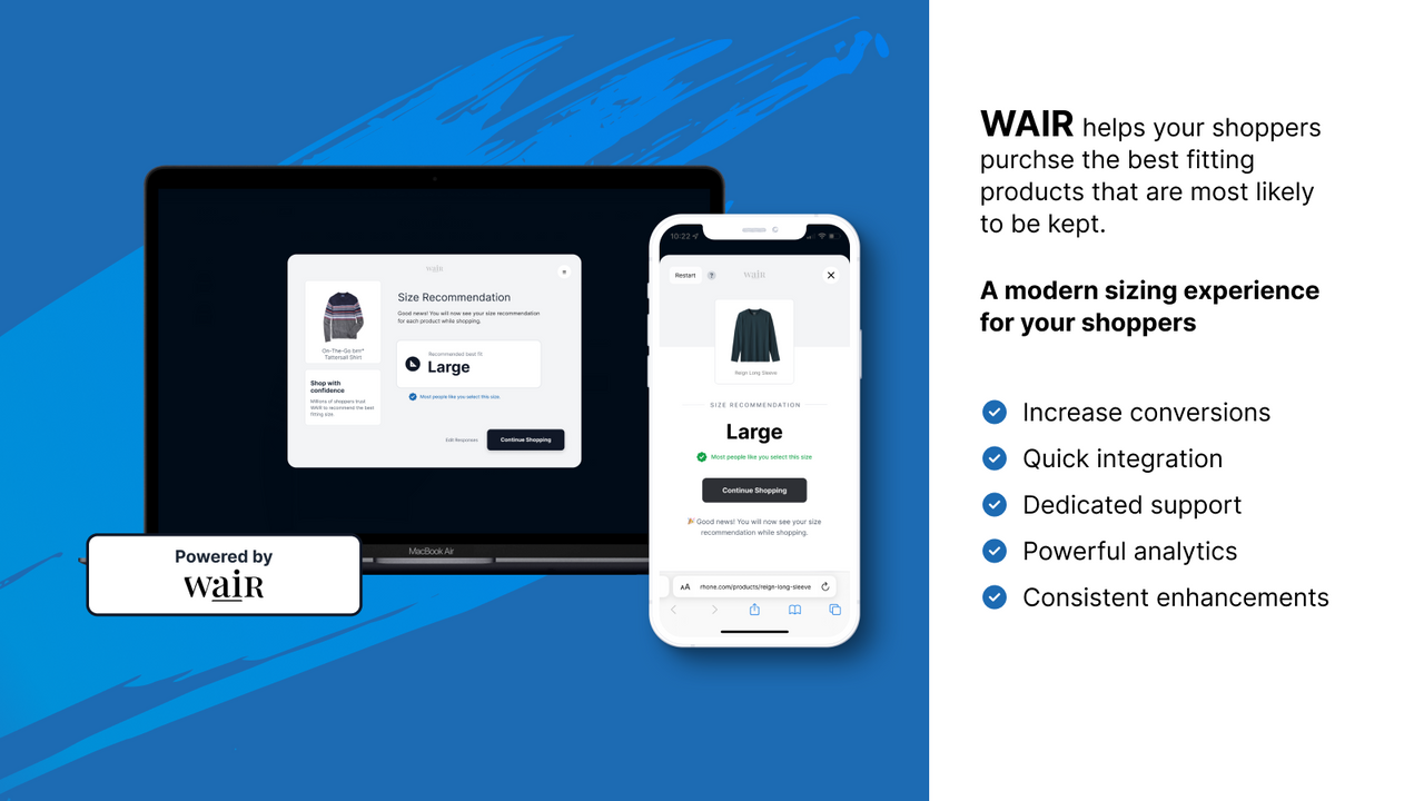 wair sizing app