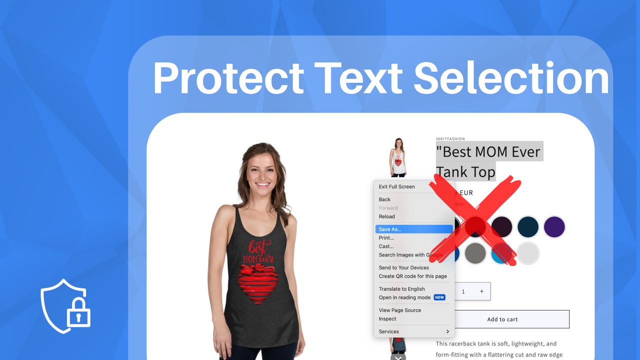 Disable Text Selection and Get top rated in SEO Performance