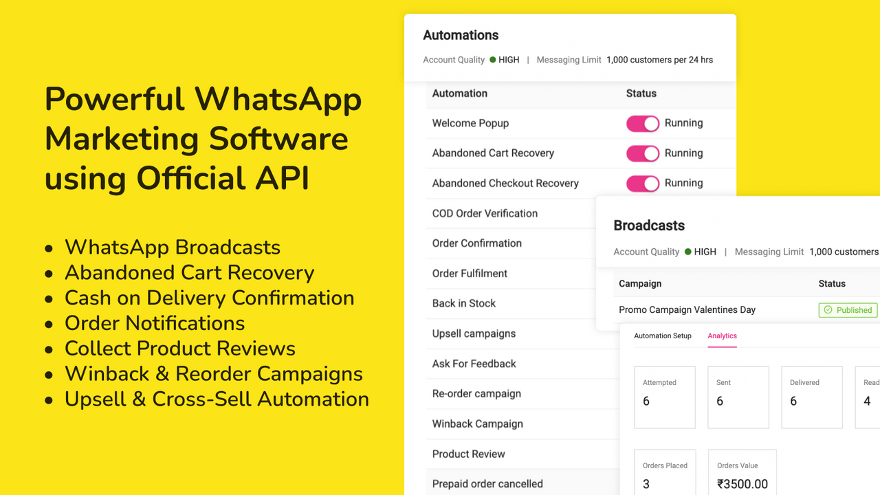 DelightChat WhatsApp marketing and broadcasts