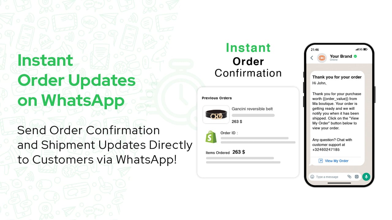 WhatsApp Chat, WhatsApp Share, WhatsApp Abandoned Cart Recovery