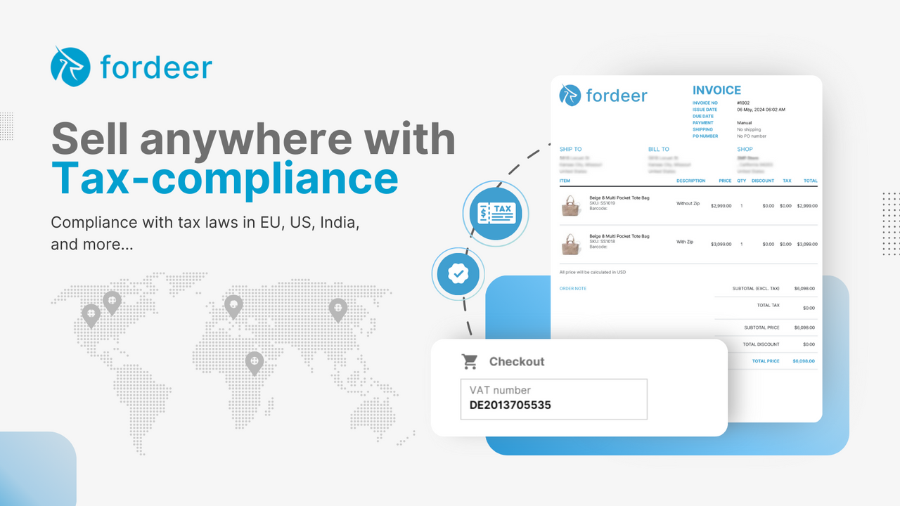 Sell anywhere with Tax-compliance