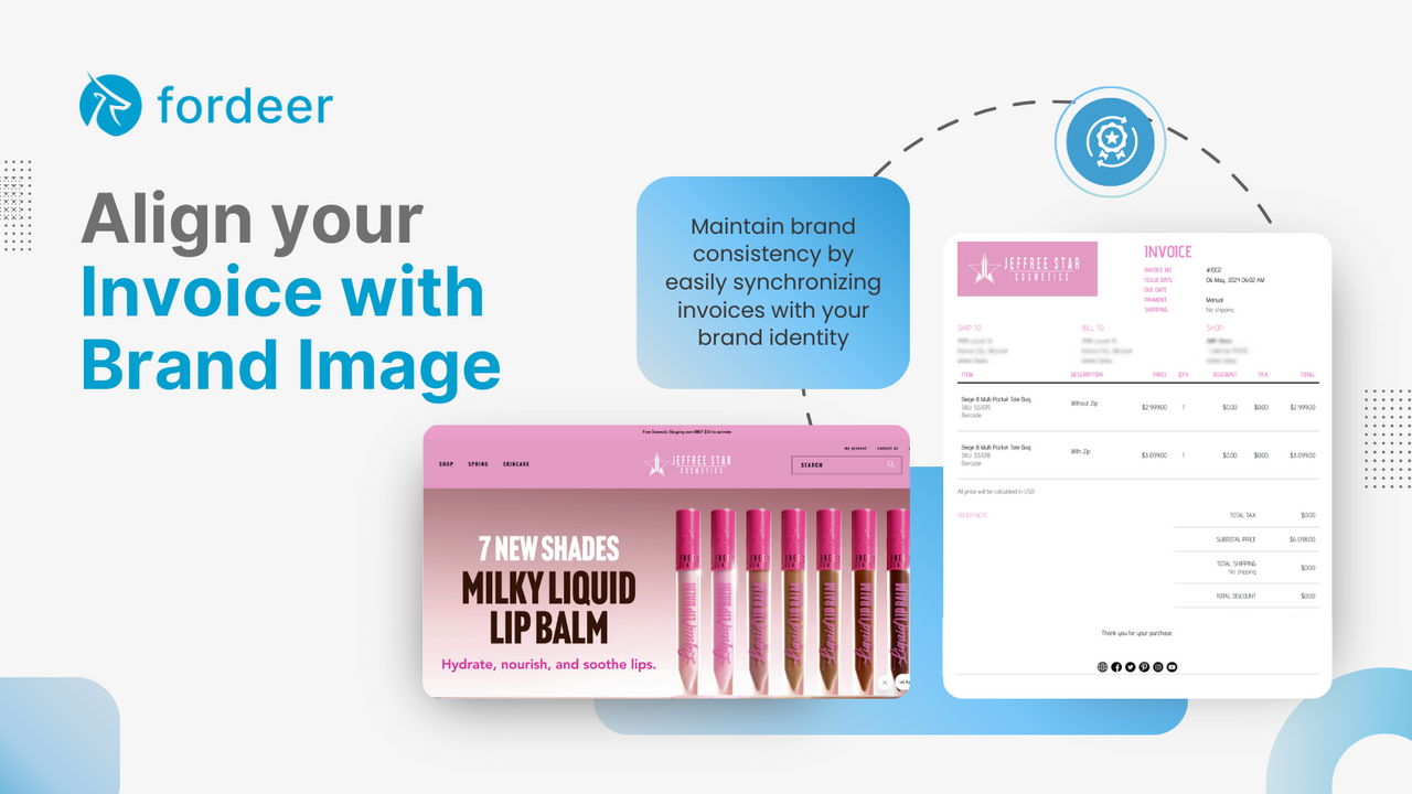 Align your Invoice with Brand Image