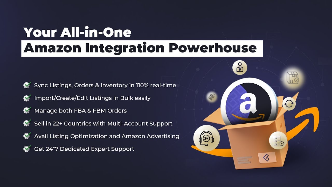Effortlessly centralize and manage multichannel sales between Shopify and Amazon.
