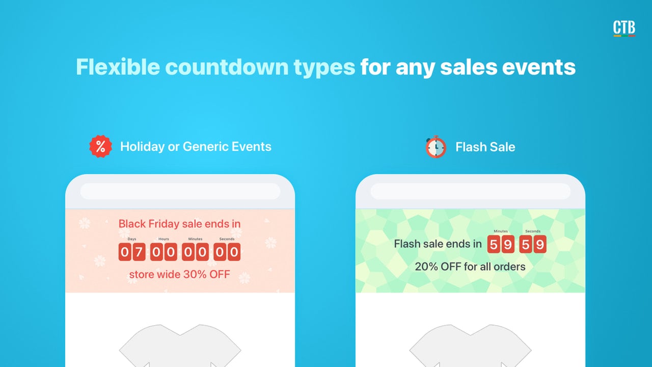 Shopify App, Countdown Timer Bar by Hextom, flash sales, urgency