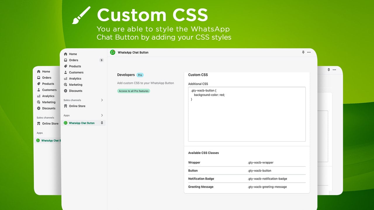 Add custom CSS styles