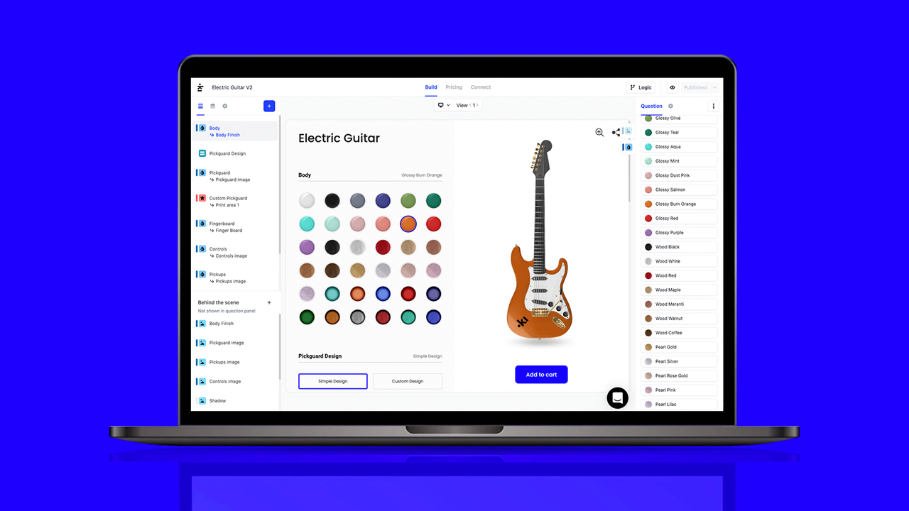 Kickflip Product Builder CMS