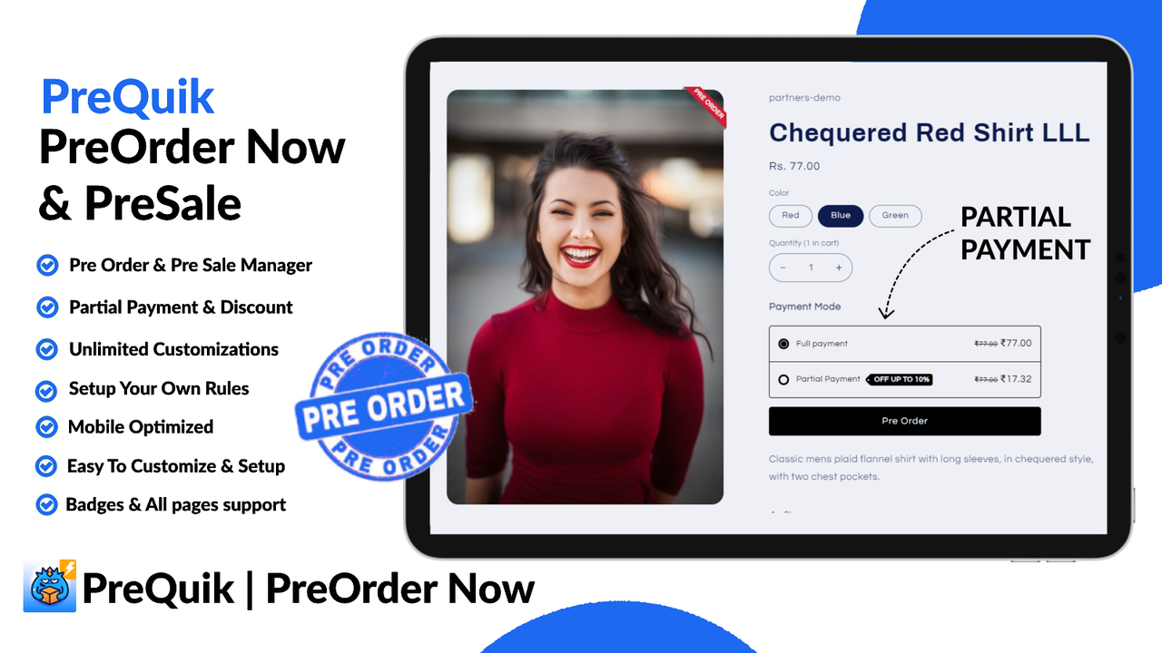 Preorder manager shopify app