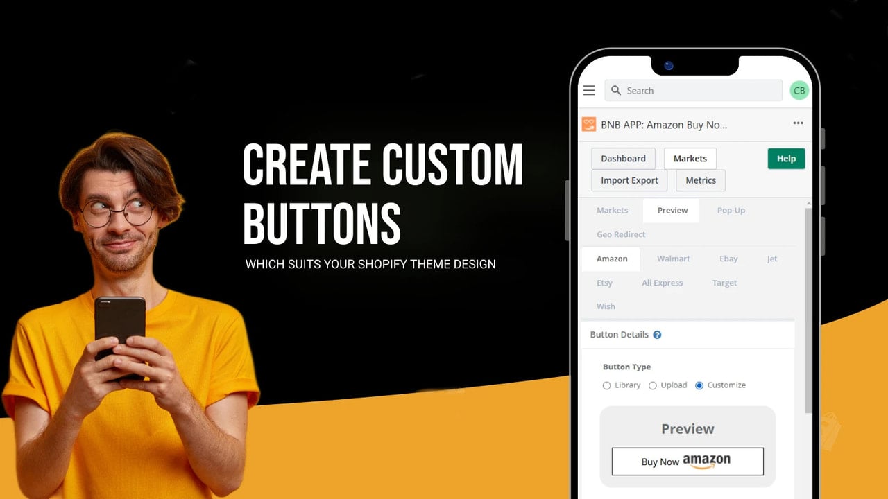 Create CUSTOM BUTTONS that match your Shopify Theme Design