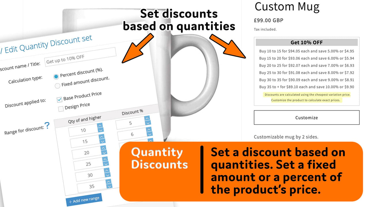 Qstomizer Quantity Discounts