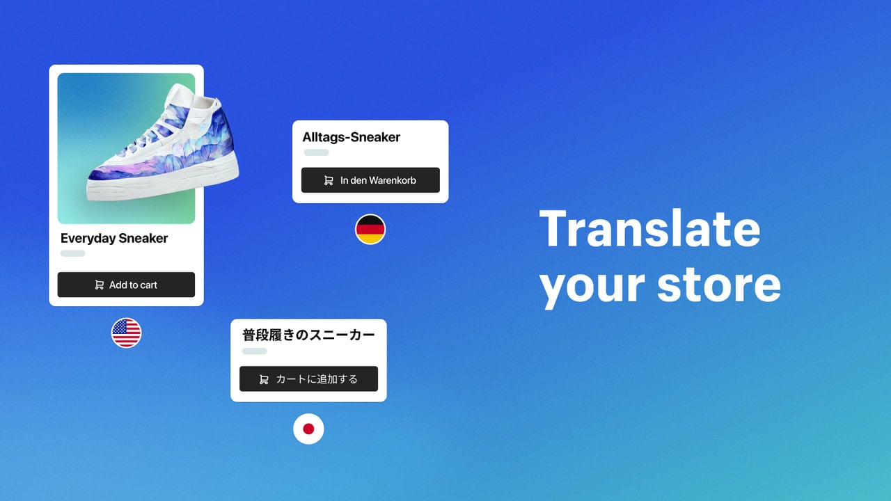 Translate your store