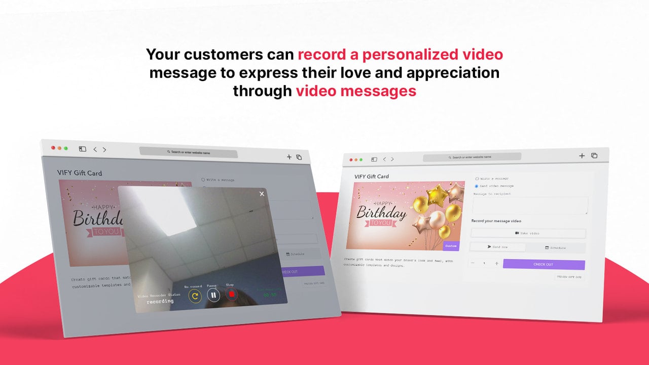 Video gift messages