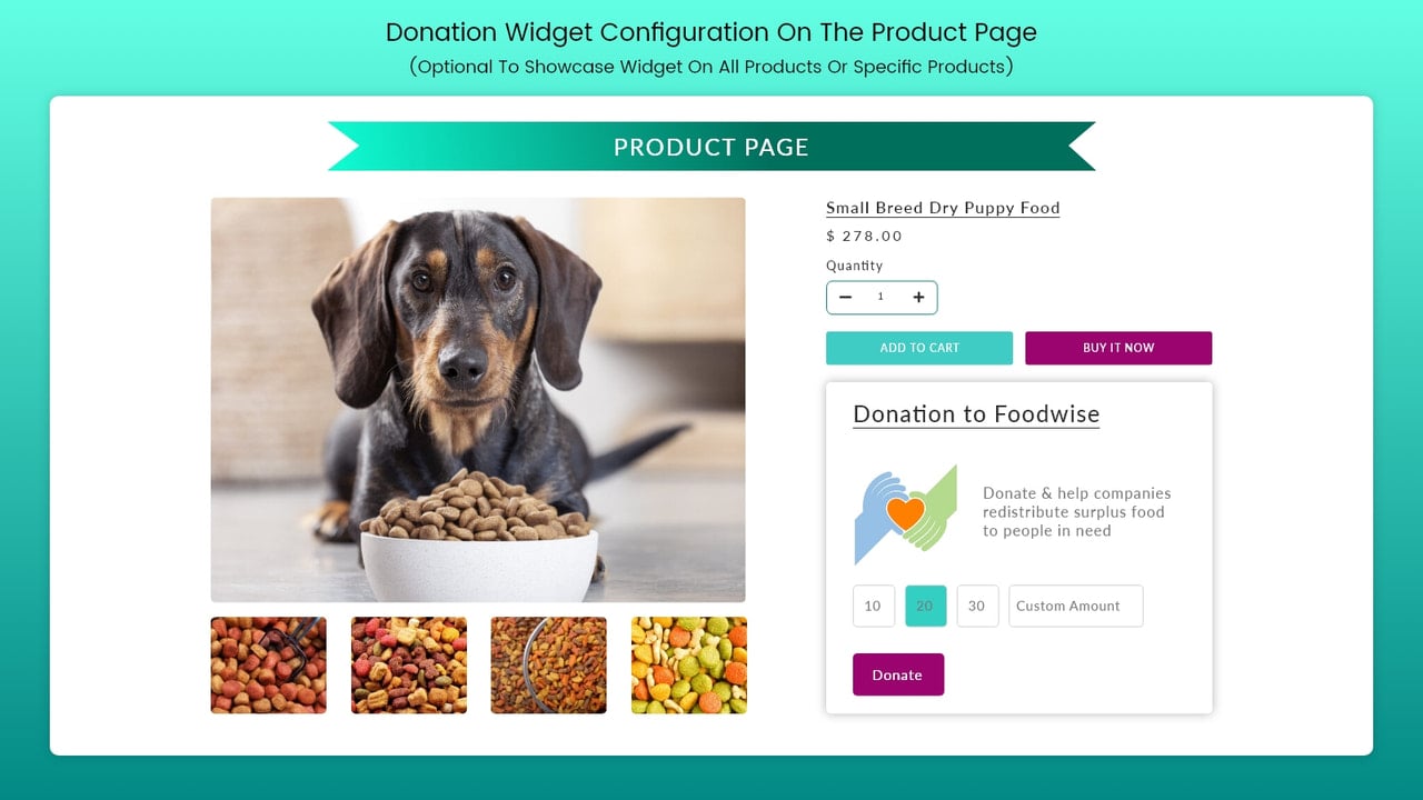 Easy Donation - Shopify Store Charity Widget