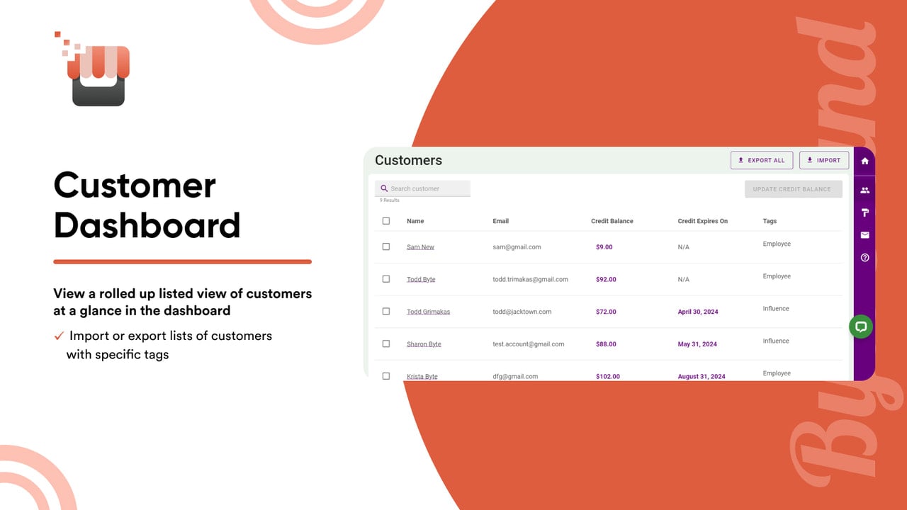 Customer Dashboard