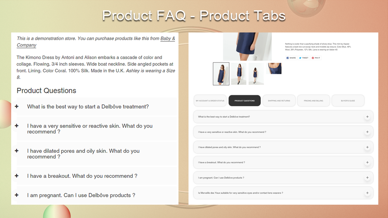 Product FAQ - Product Tabs