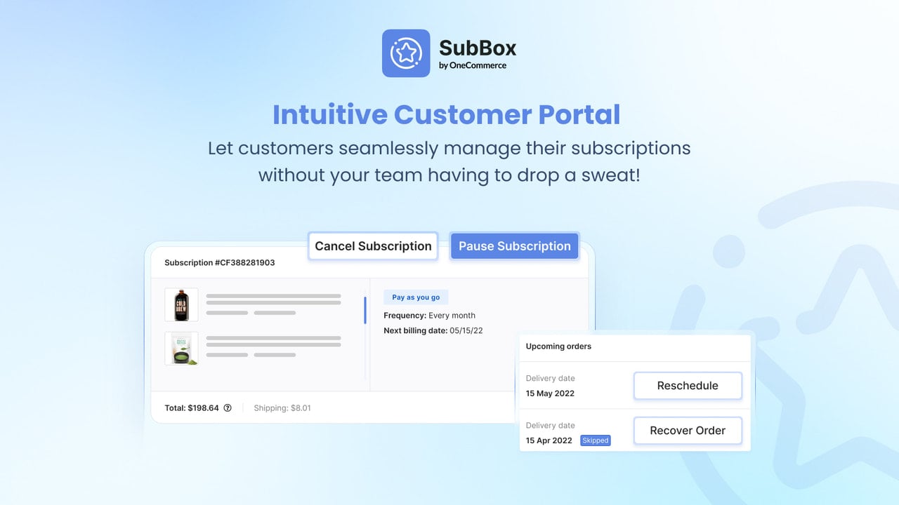 Intuitive Customer Portal