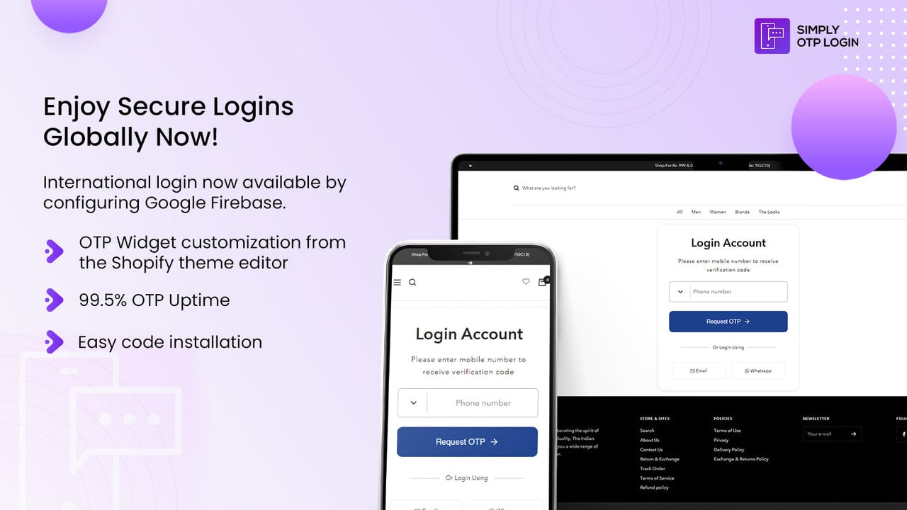 Simply OTP Login secure logins