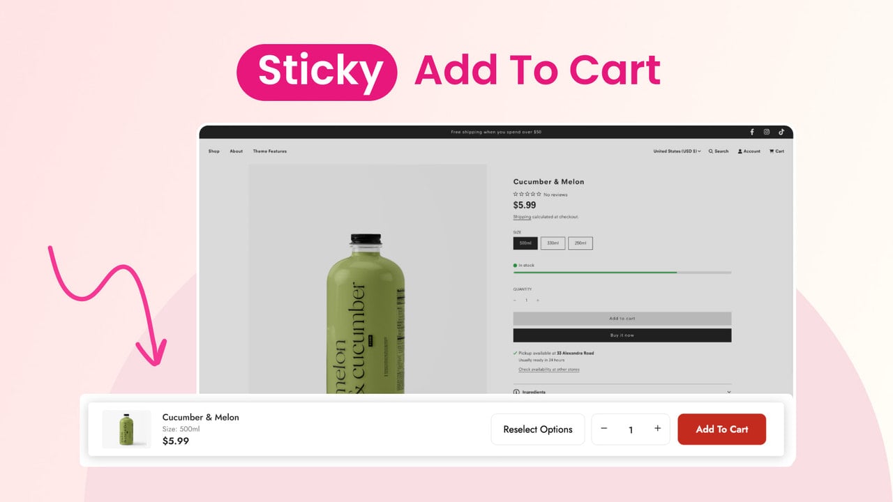 Sticky Add To Cart