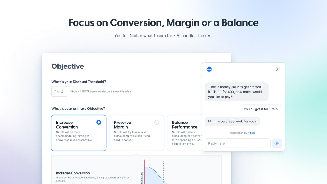 Increase Margin and Conversion