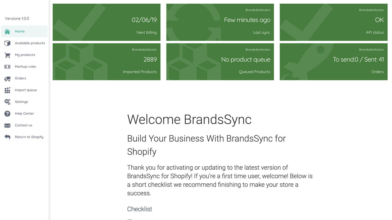 BrandsSync Dashboard