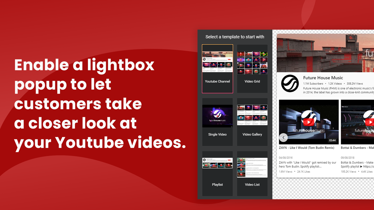 Let customer take a closer look at your Youtube videos